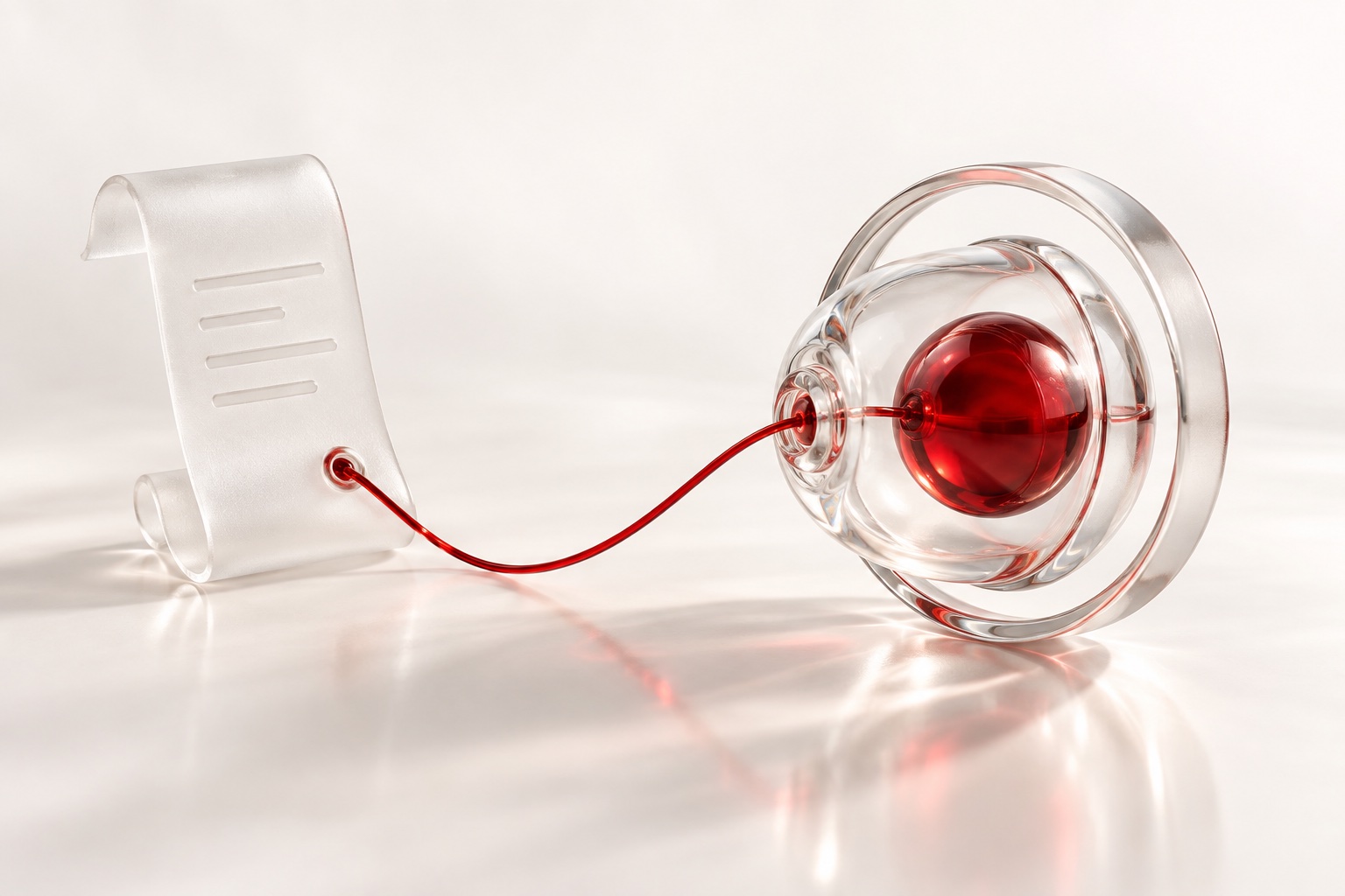 A completed glass capsule remains linked to its originating record.